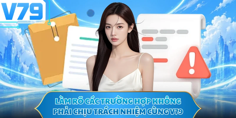 Làm rõ các trường hợp không phải chịu trách nhiệm cùng V79